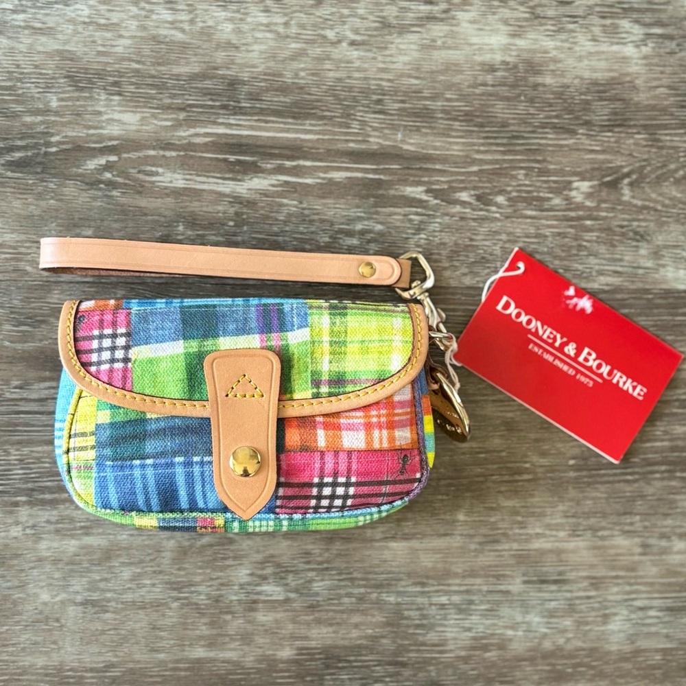 Dooney & Bourke Plaid Picnic Ants Wristlet